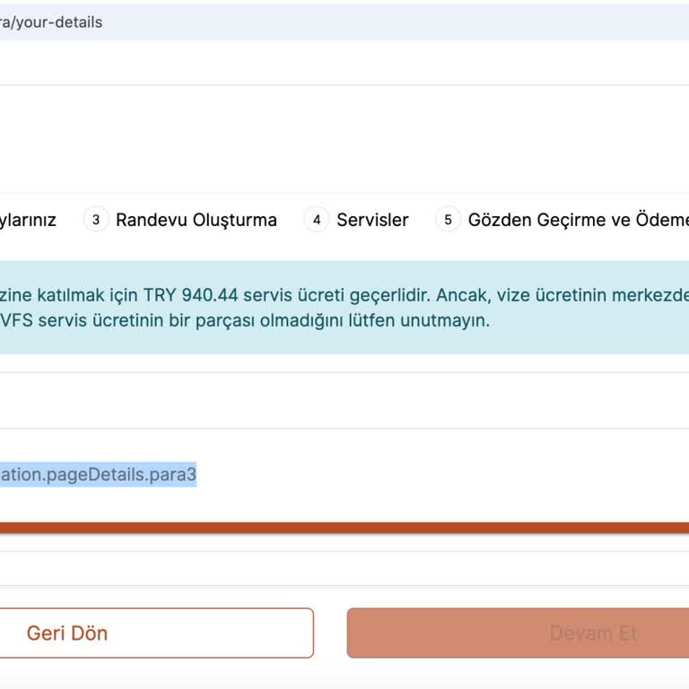 VFS Global Randevu Sisteminde Sürekli Hata: Yardım Bekliyorum