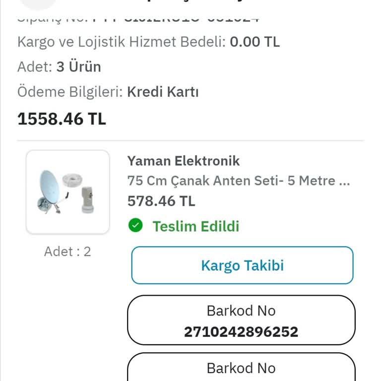 Epttavm Eksik Gönderilen Ürün Ve İletişim Sorunları