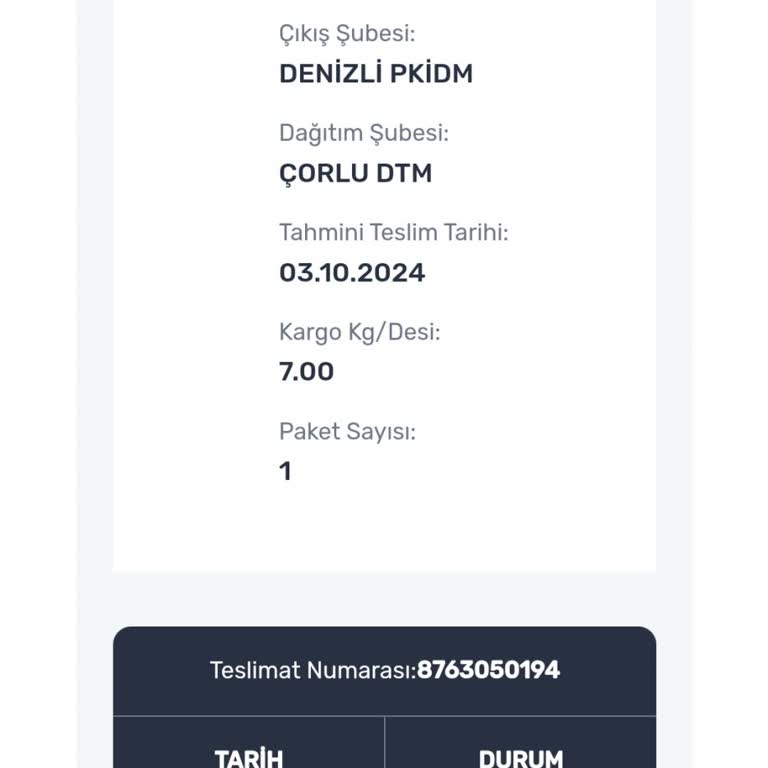 Kargom Neden Harekete Geçmiyor?
