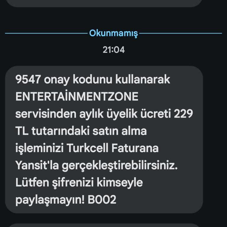 Turkcell'den Gelen Sahte Doğrulama Şifreleri Güvenimizi Sarsıyor