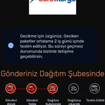 Trendyol siparişim şubede bekliyor, teslimat yapılmıyor