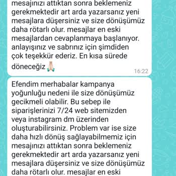 Butik Ponçik'ten Sipariş Mağduriyeti