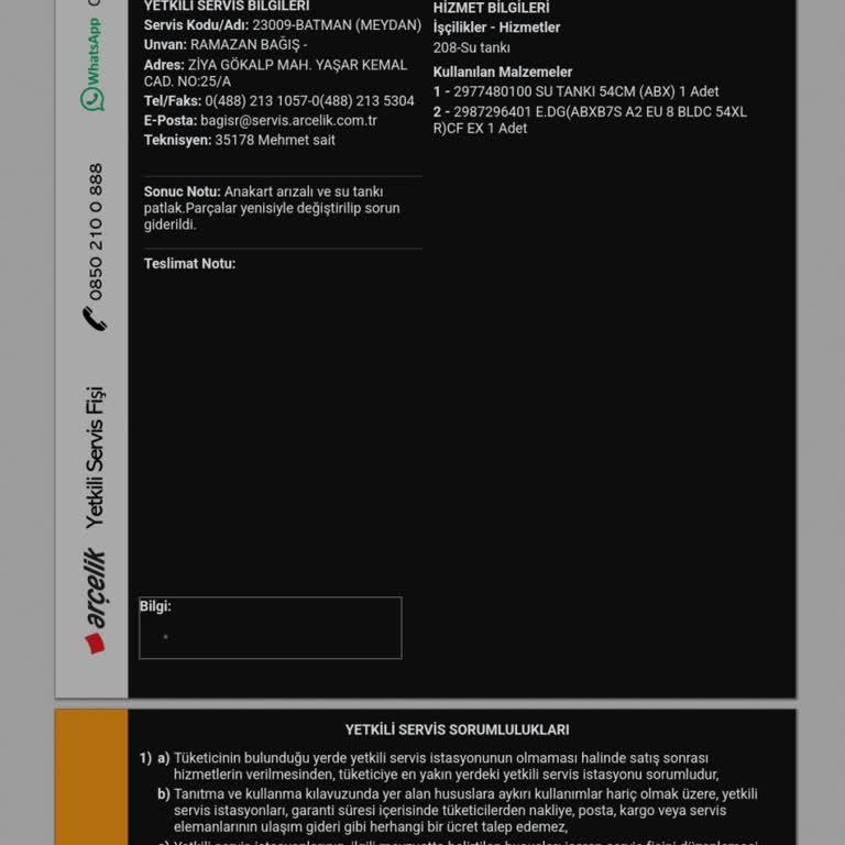 Arçelik Kurutma Makinesi: Tamir Sonrası Daha Kötü Durumda