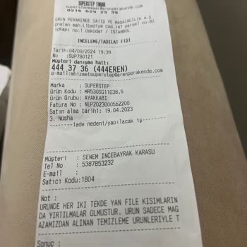 SuperStep Ayakkabılarında Kalitesiz Ürün ve Yetersiz Müşteri Hizmeti