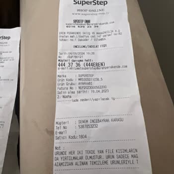 SuperStep Ayakkabılarında Kalitesiz Ürün ve Yetersiz Müşteri Hizmeti