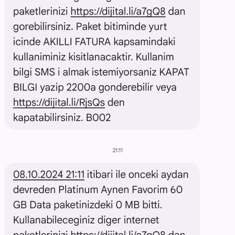 Turkcell 1 Günde Tükenen 30 GB İnternet Sorunu
