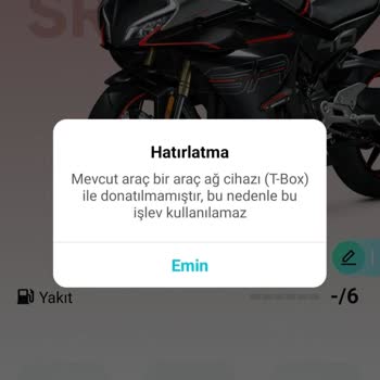 Yeni Model Araçta T-Box Eksikliği