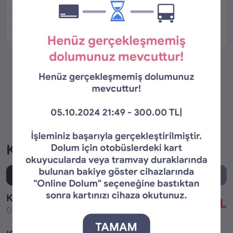 Kent Kartıma Yatırdığım Para Neden Sisteme Geçmiyor?