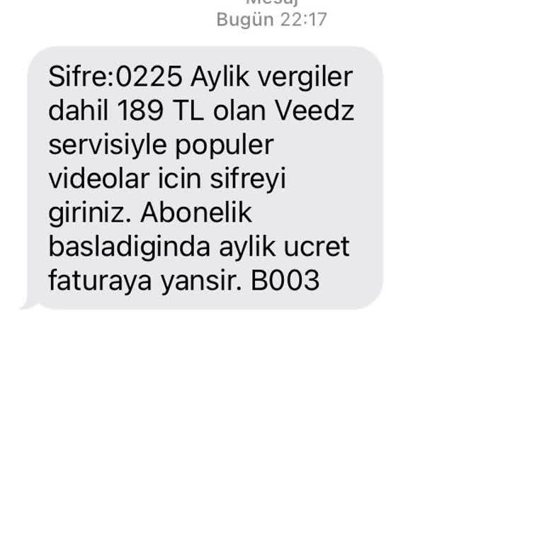 Beklenmedik Abonelik Ücreti ve Yanıltıcı Mesajlar