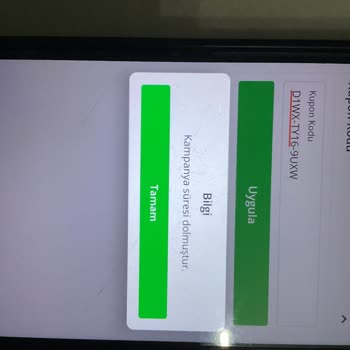 Nutella Uygulamasındaki İndirim Kuponu Sorunu