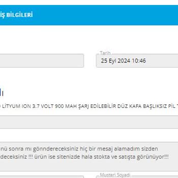 İptal Edilen Ürün ve İlgisiz Müşteri Hizmetleri