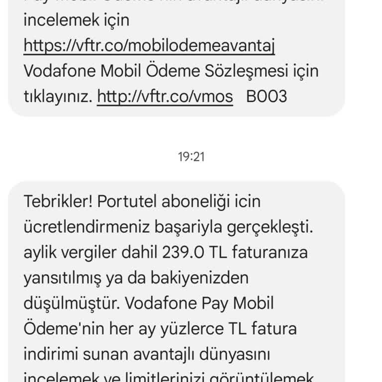 Yanlışlıkla Üye Yapıldım: Vodafone Fatura Şoku