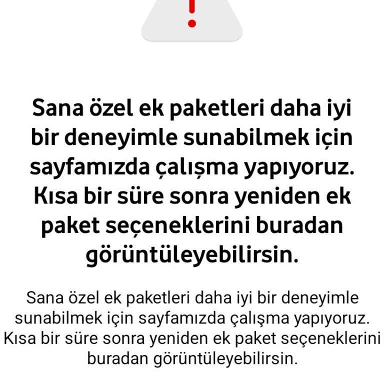 Vodafone Uygulaması ve Paket İptali Sorunları