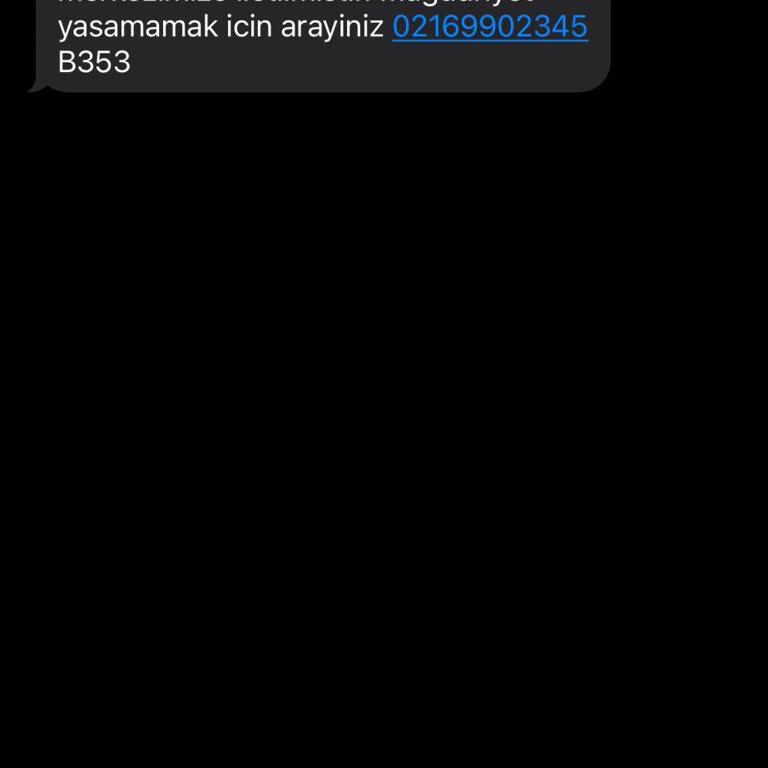 Tanımadığım Firmadan Yanıltıcı SMS Aldım