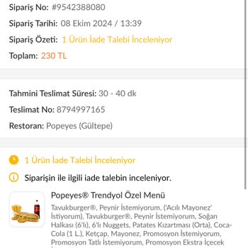 Teslim Edilmeyen Sipariş ve Kaba Üslup Şikayeti
