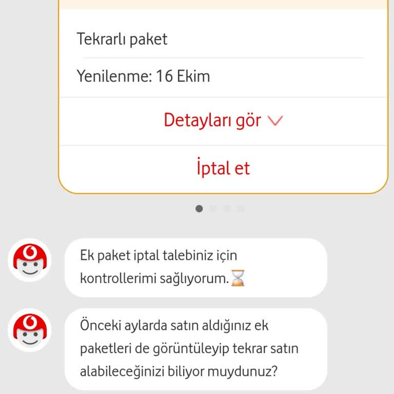 Vodafone Ek Paket İptalinde Sürekli Fatura Sorunu