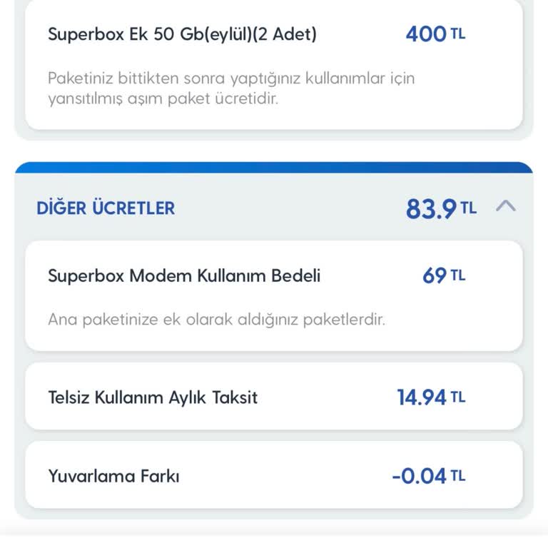 Beklenmedik Ek Paket Ücreti Şoku