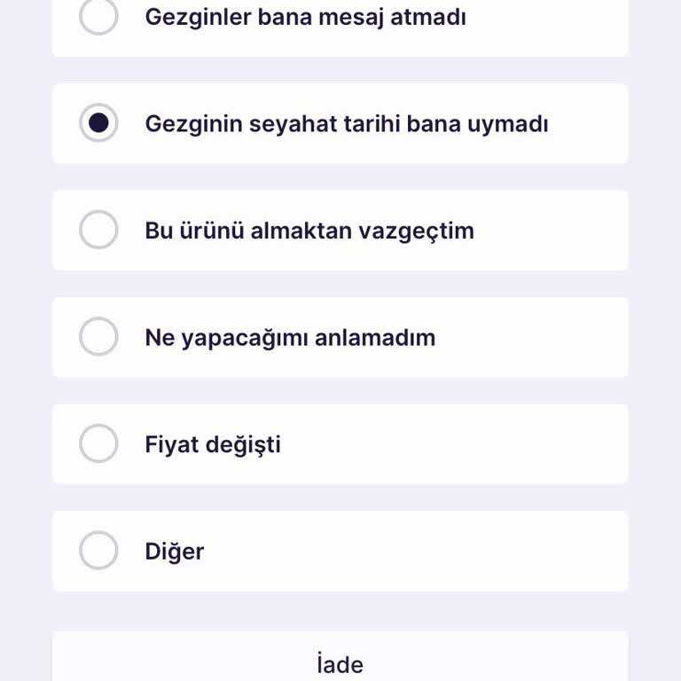 İade İşleminde Hata ve Destek Ekibi Engeli