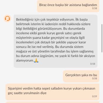 Yanlış Sipariş ve İade Sorunu
