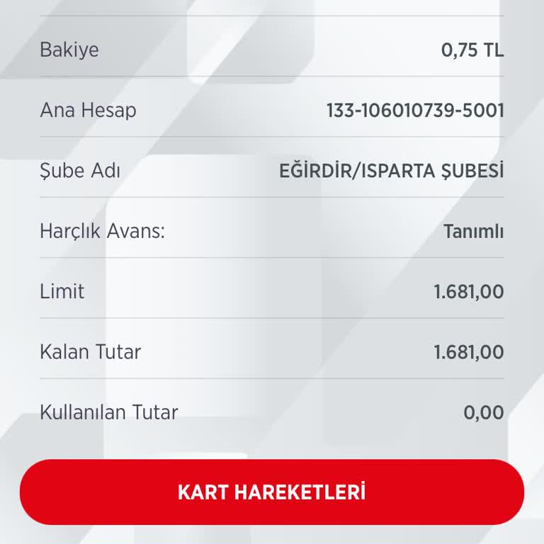 Harçlık Avans Limit Düşüşü Sorunu