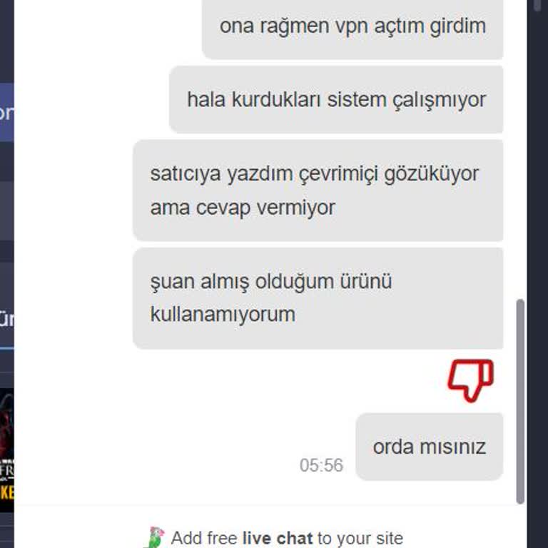 Müşteri Desteği Uykuda: İtemsatis'in Geri Dönüş Sorunu