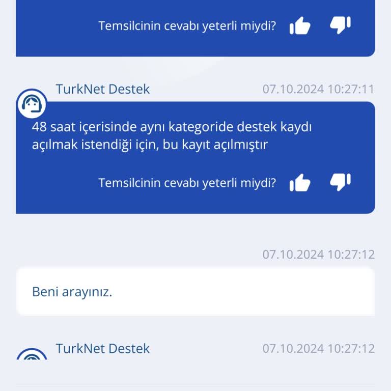 TurkNet'ten Çözüm Beklerken Zaman Kaybı