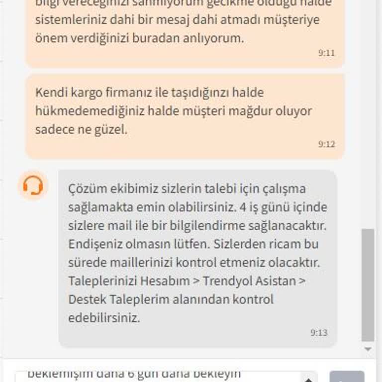 Trendyol'un geciken teslimatı ve müşteri hizmetleri hayal kırıklığı