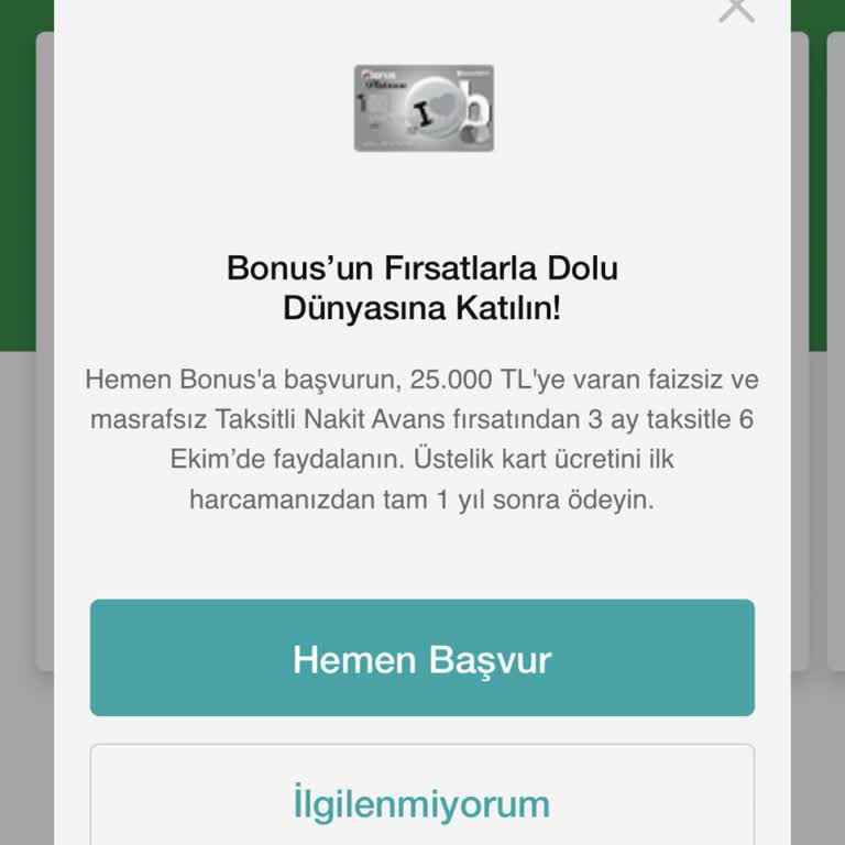 Kredi Kartı Nakit Avansında Sürekli Erteleme