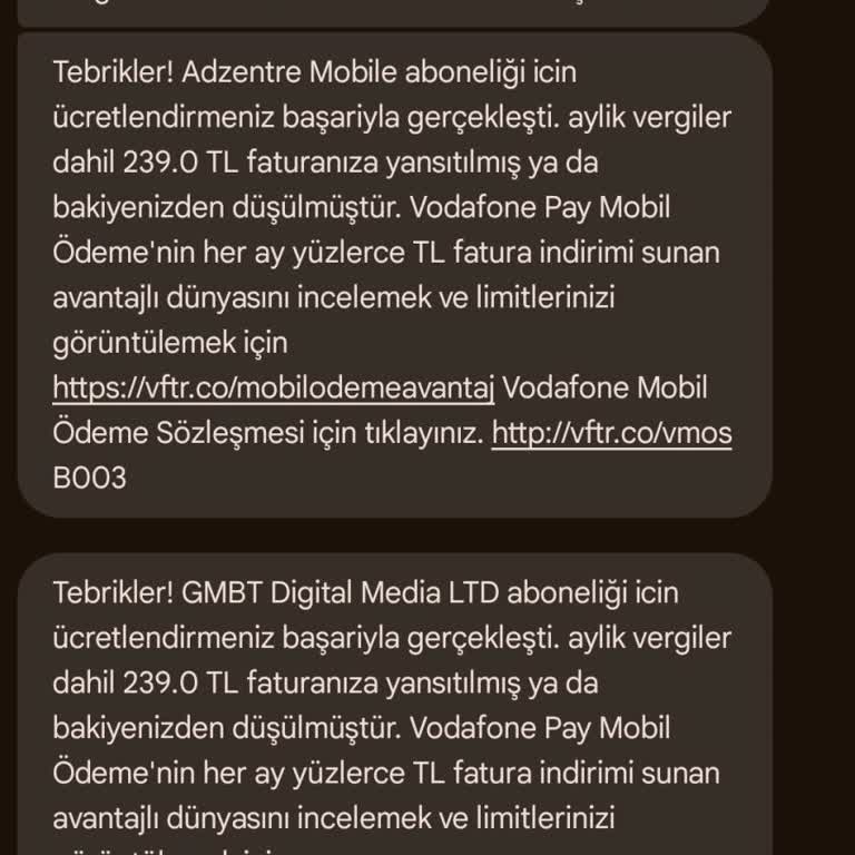 İzinsiz Abonelik ve Haksız Ücret Kesintisi
