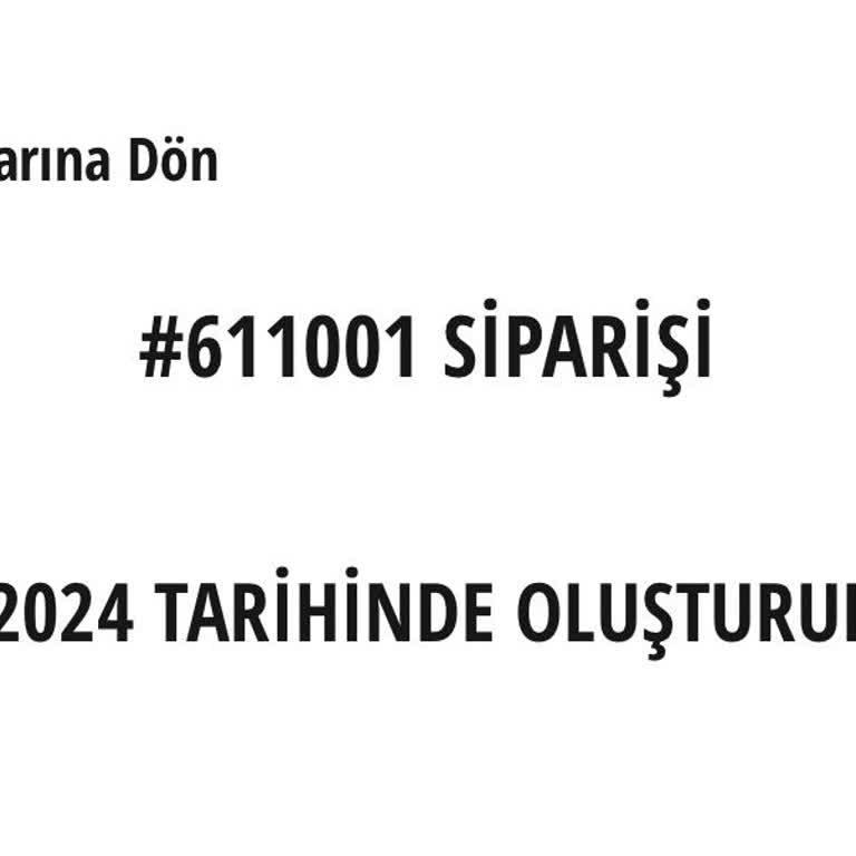 Eksik Sipariş ve İade Sorunu