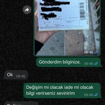Yanlış Beden ve Kötü Müşteri Hizmeti