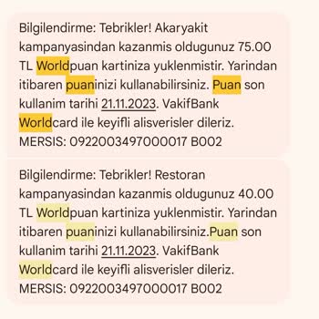 VakıfBank World Puanlarının Geri Çekilmesi ve Bilgilendirme Eksikliği
