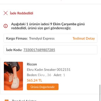 Küçük Kalıplı Ayakkabı ve İade Sorunu
