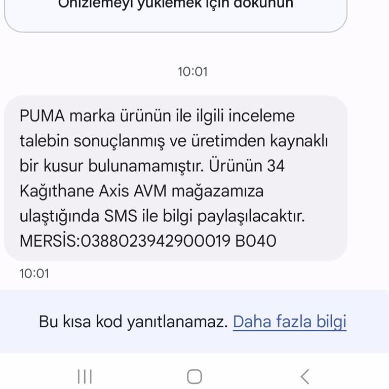 Puma Ayakkabıda Dikiş Sorunu ve Yetersiz Müşteri Hizmeti