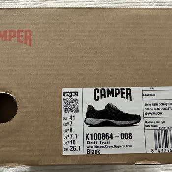 Camper Charged ₺3470 for a Replacement of My Drift Trail Vibram Shoes