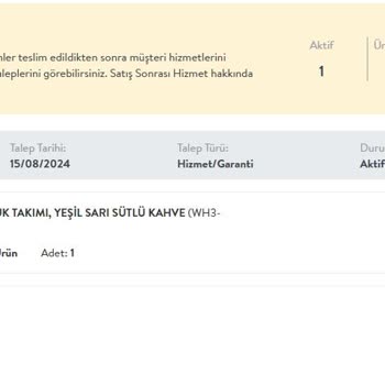 Vivense'den Alınan Koltuk Takımı Sorunu ve İletişim Eksikliği