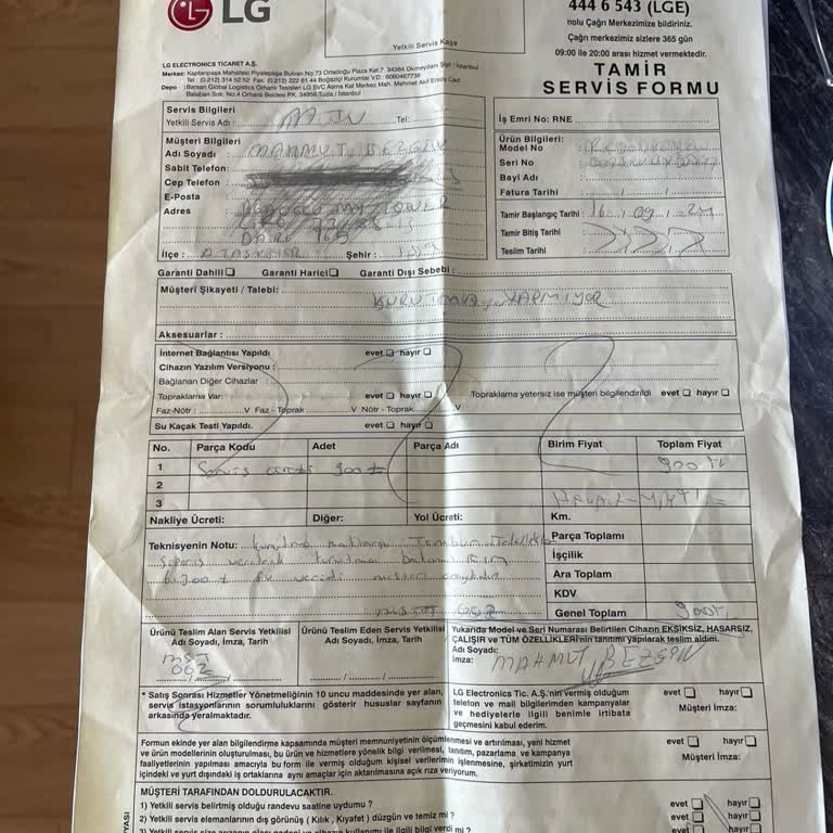 LG Servis Ağı Sorunları