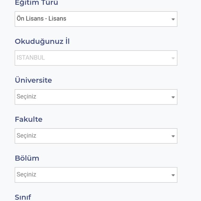 İBB Genç Üniversiteli Burs Başvuru Sorunu
