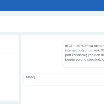 İnternet Bağlantı Sorunu ve Yetersiz Müşteri Hizmeti