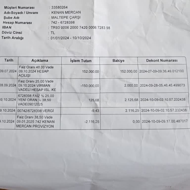 Vadeli Hesabın İzinsiz Bozulması