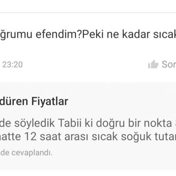 Yanıltıcı Termos Bilgisi ve İade Sorunu