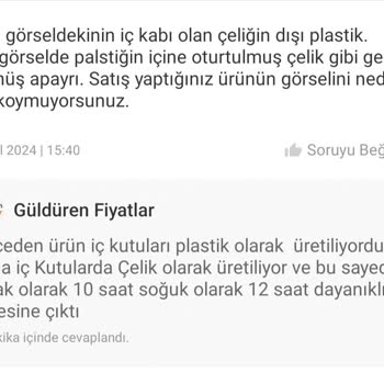 Yanıltıcı Termos Bilgisi ve İade Sorunu