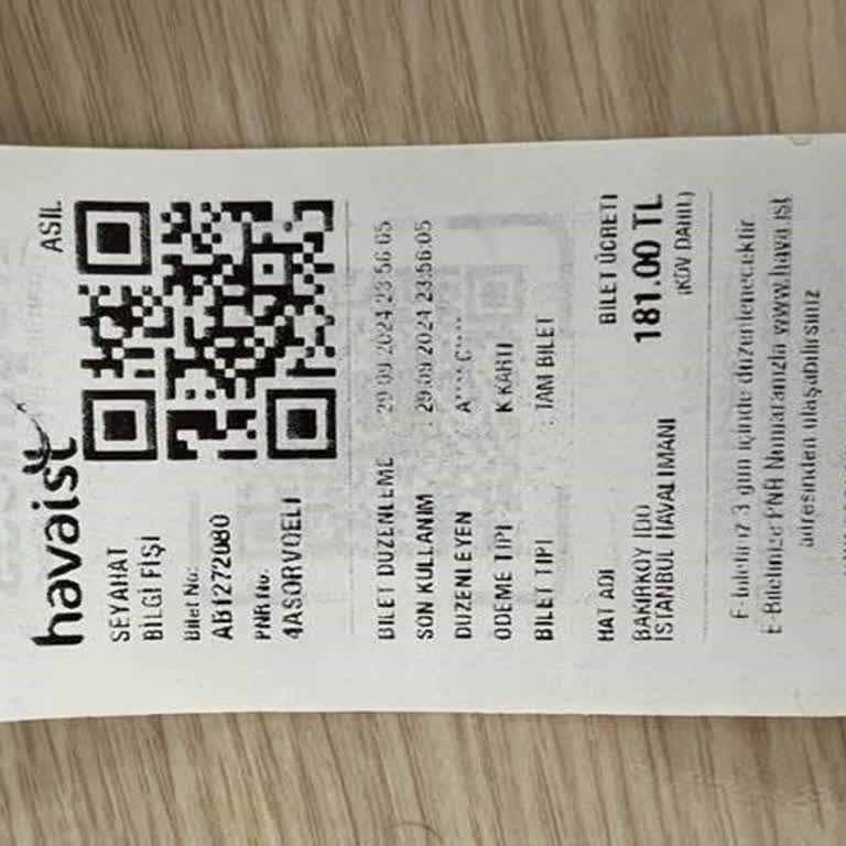 PNR Numarası Okunamıyor E-Bilete Ulaşamıyorum
