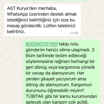 AGT Kurye ile E-imza Teslimatında Yaşanan Sorunlar