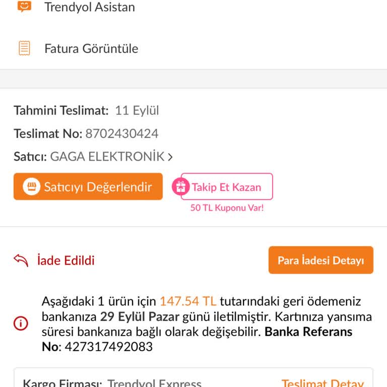 Trendyol Yanlış İade Süreci Ve Çözüm Eksikliği