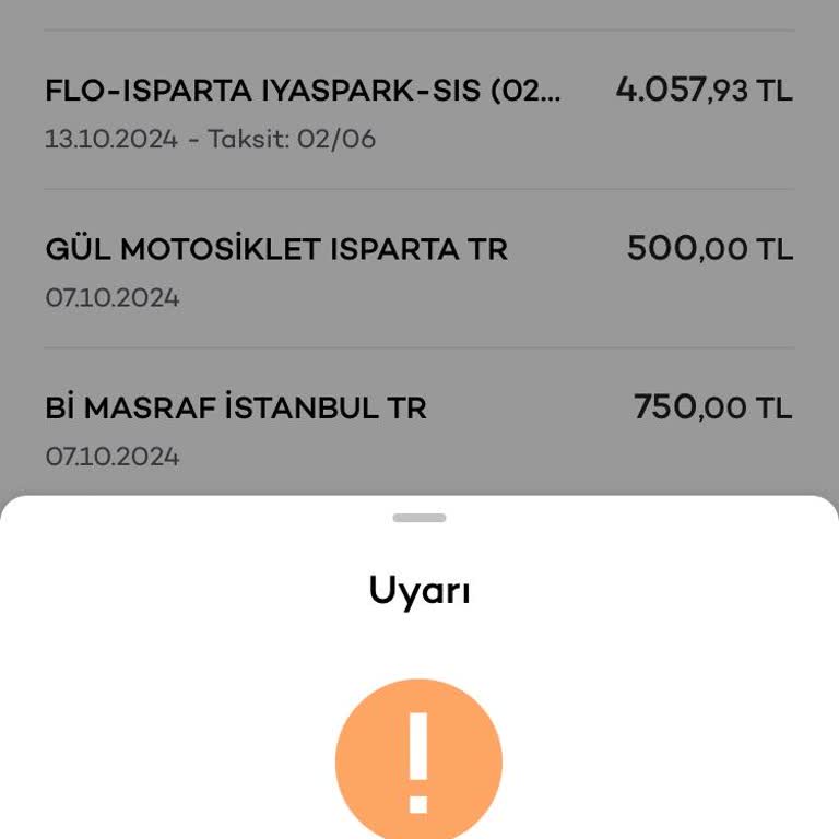 Bimasraf Aktivasyonunda Geri Dönüş Sorunu