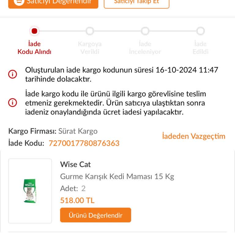 Trendyol'dan Fatura Alamama ve Yetersiz Destek