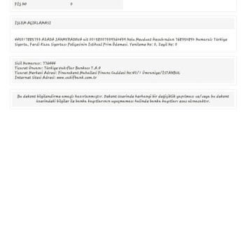 İzinsiz Sigorta Poliçesi Kesintisi