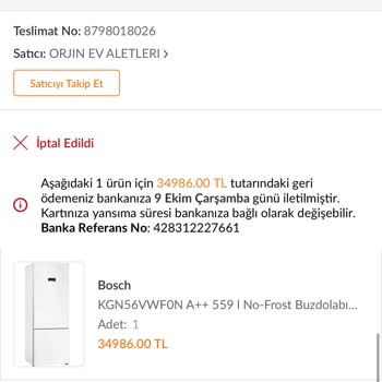 Bosch Ürün İptali ve Tüketici Hakları Mücadelesi