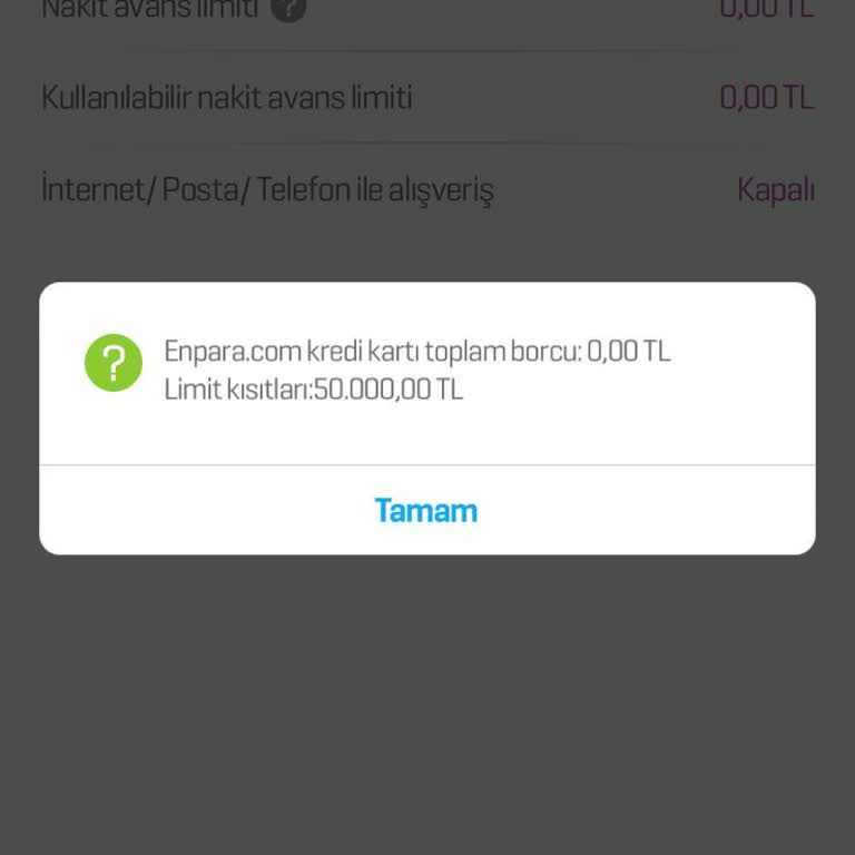 Enpara Kredi Kartı Kullanım Kısıtlaması ve Müşteri Hizmetleri Sorunu